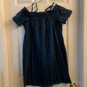 NWOT! Old Navy girls size 14 (xl) cold shoulder dress, fits women’s XS & S